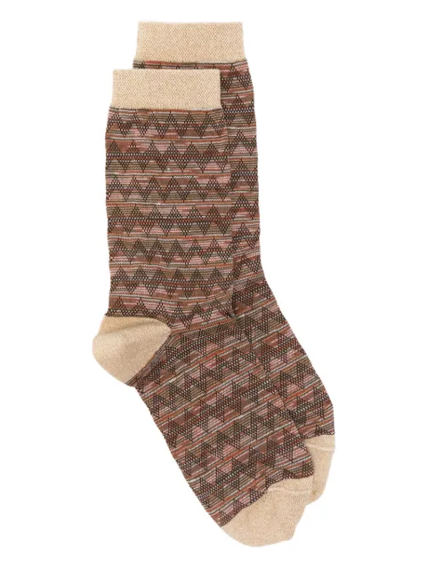 Missoni zigzag crew socks