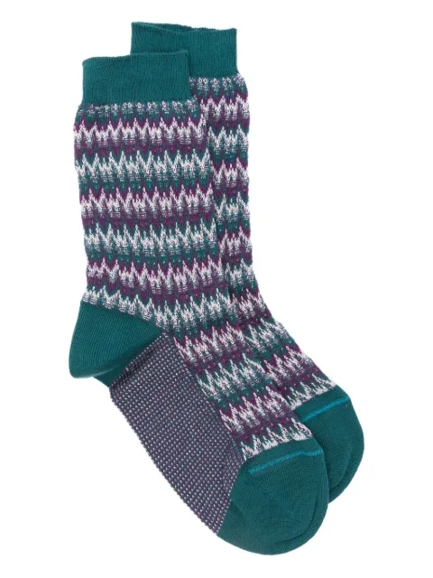 Missoni zigzag crew socks