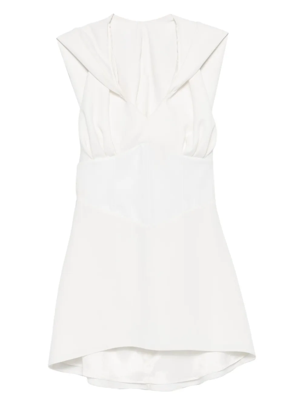 Vestiaire d'un Oiseau Libre sleeveless V-neck mini dress | White | Image 1