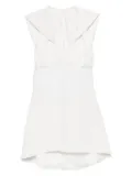 Vestiaire d'un Oiseau Libre sleeveless V-neck mini dress - White