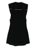Vestiaire d'un Oiseau Libre hooded sleeveless mini dress - Black