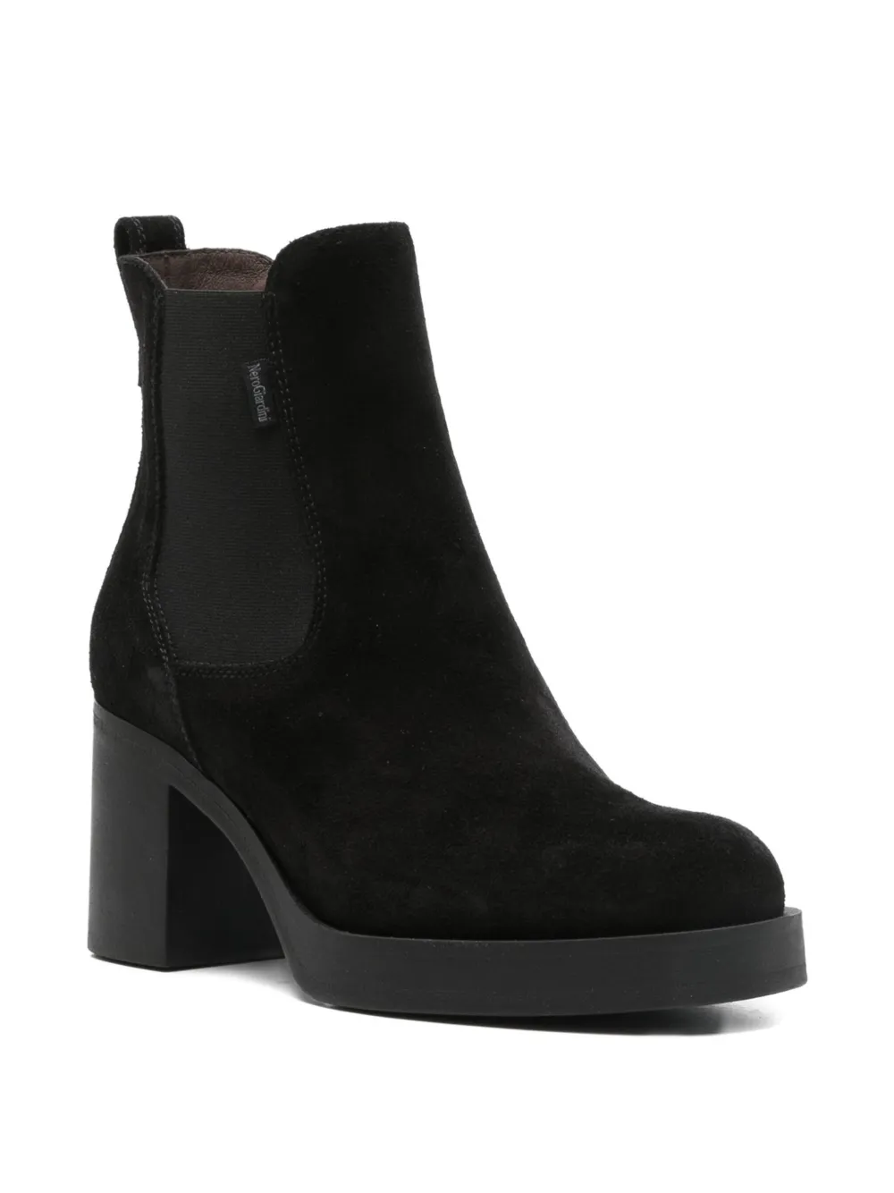 NERO GIARDINI 70mm block-heel chelsea boots Black