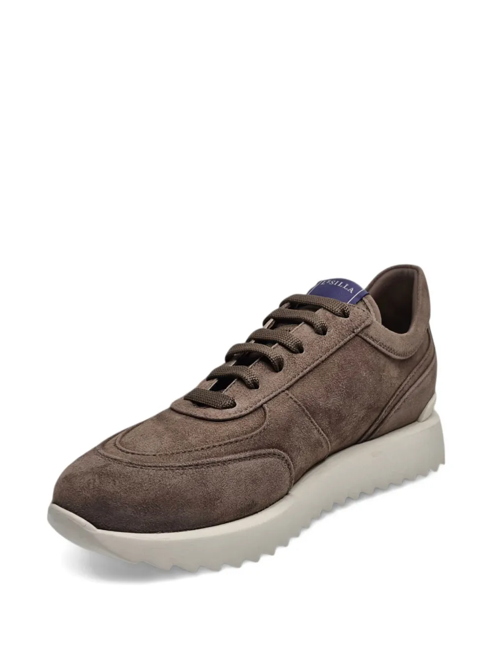 Le Silla suede leather platform trainers - Bruin