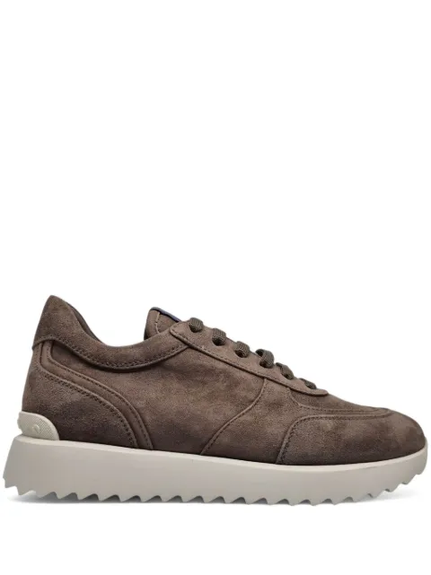 Le Silla suede leather platform trainers