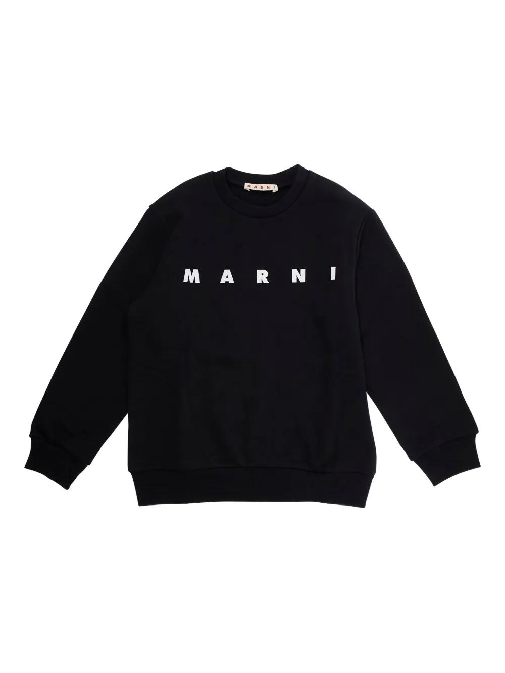 Marni Kids logo-print sweatshirt Zwart