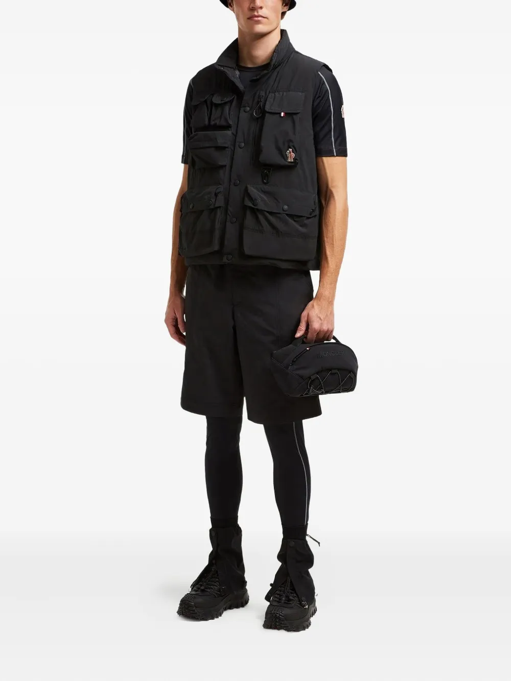 Moncler Grenoble logo-patch gilet | Waistcoats & Gilets | Image 2