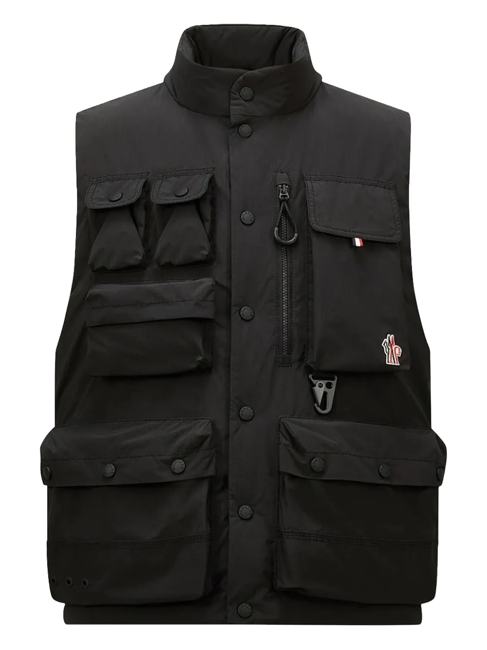 Moncler Grenoble logo-patch gilet | Black | Image 1
