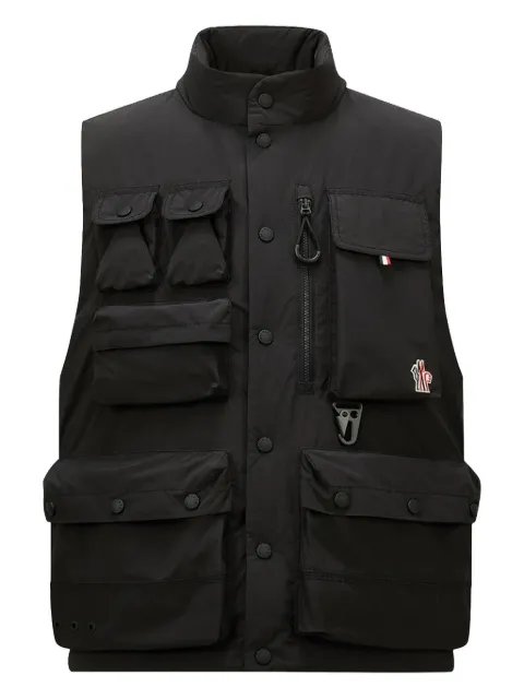 Moncler Grenoble logo-patch gilet