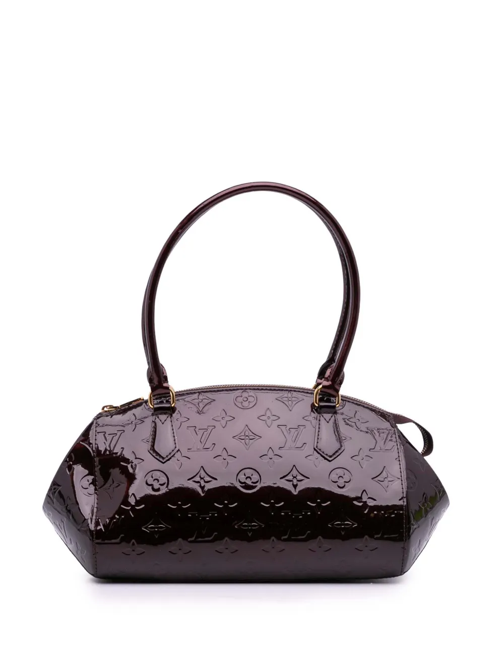 Louis Vuitton Pre-Owned 2010 モノグラム ヴェルニ シャーウッド PM ショルダーバッグ - パープル Louis Vuitton Pre-Owned 2010 モノグラム ヴェルニ シャーウッド PM ショルダーバッグ - パープル