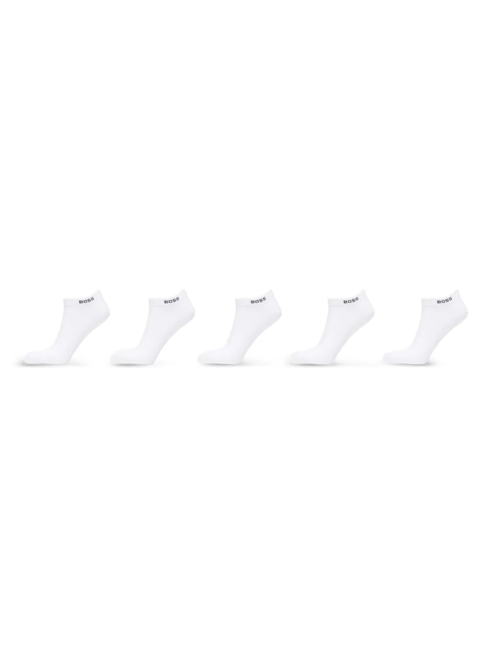 HUGO logo ankle socks (pack of five) Wit