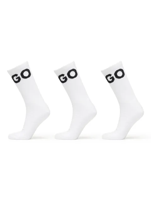 HUGO logo-print socks (pack of three)