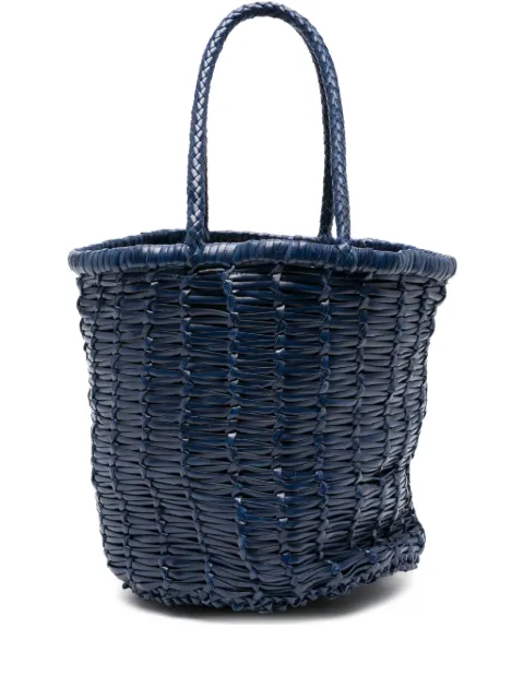 DRAGON DIFFUSION woven leather bucket bag