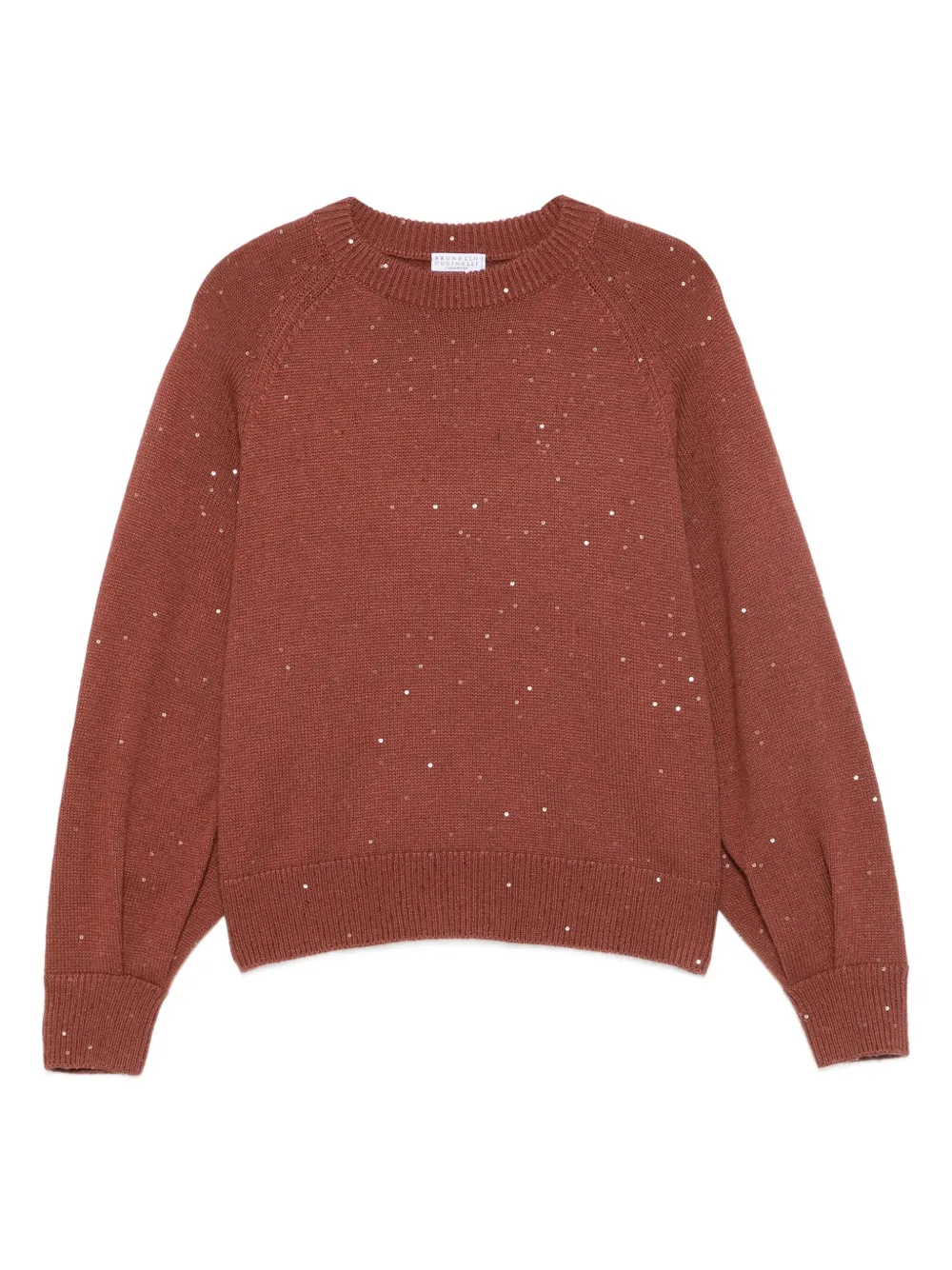 Brunello Cucinelli embellished jumper | Brown | Image 1