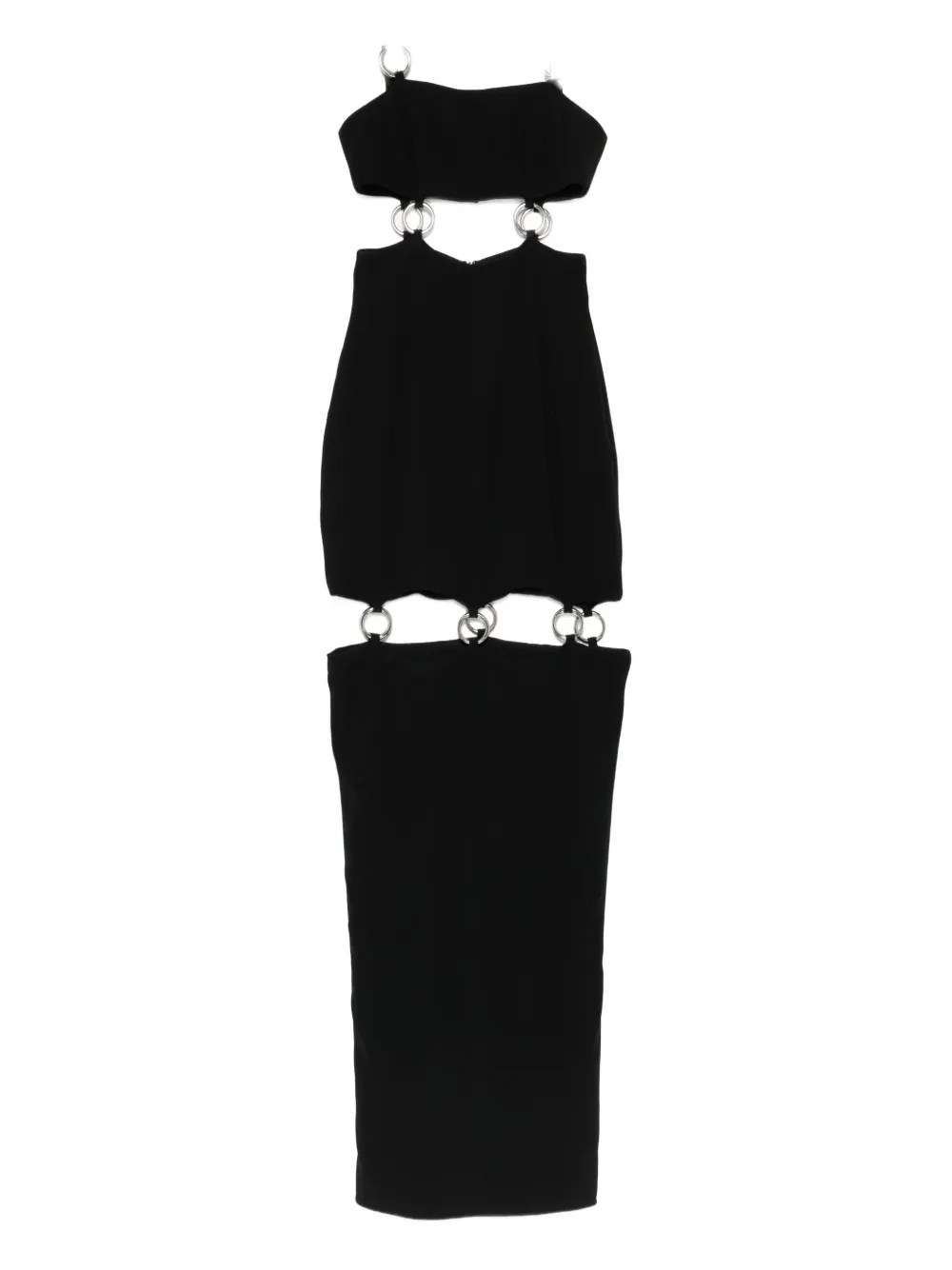 Vestiaire D'un Oiseau Libre Ring-detail Sleeveless Dress In Black