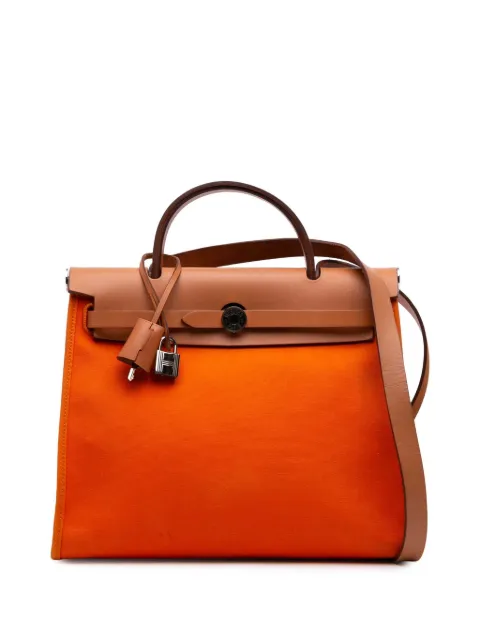 Hermès Pre-Owned 2010 Toile Herbag Zip 31 satchel