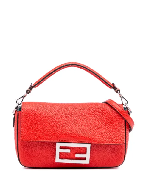 Fendi Pre-Owned 2000-2010 Mini Leather Baguette satchel