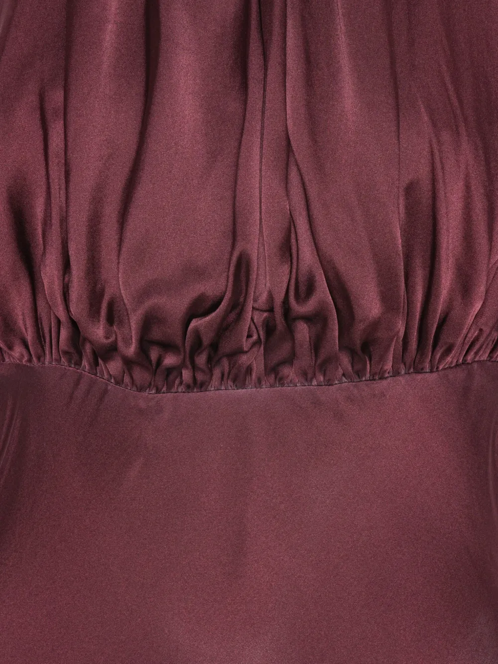 Rotate Birger Christensen Rotate Birgerchristensen Sleeveless Silk Dress In Burgundy
