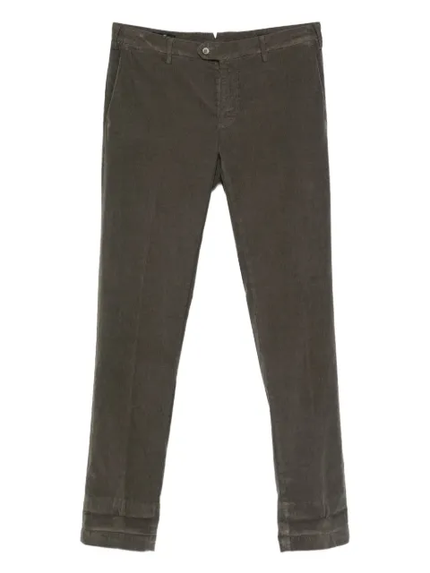 Mason's buttoned straight-leg trousers