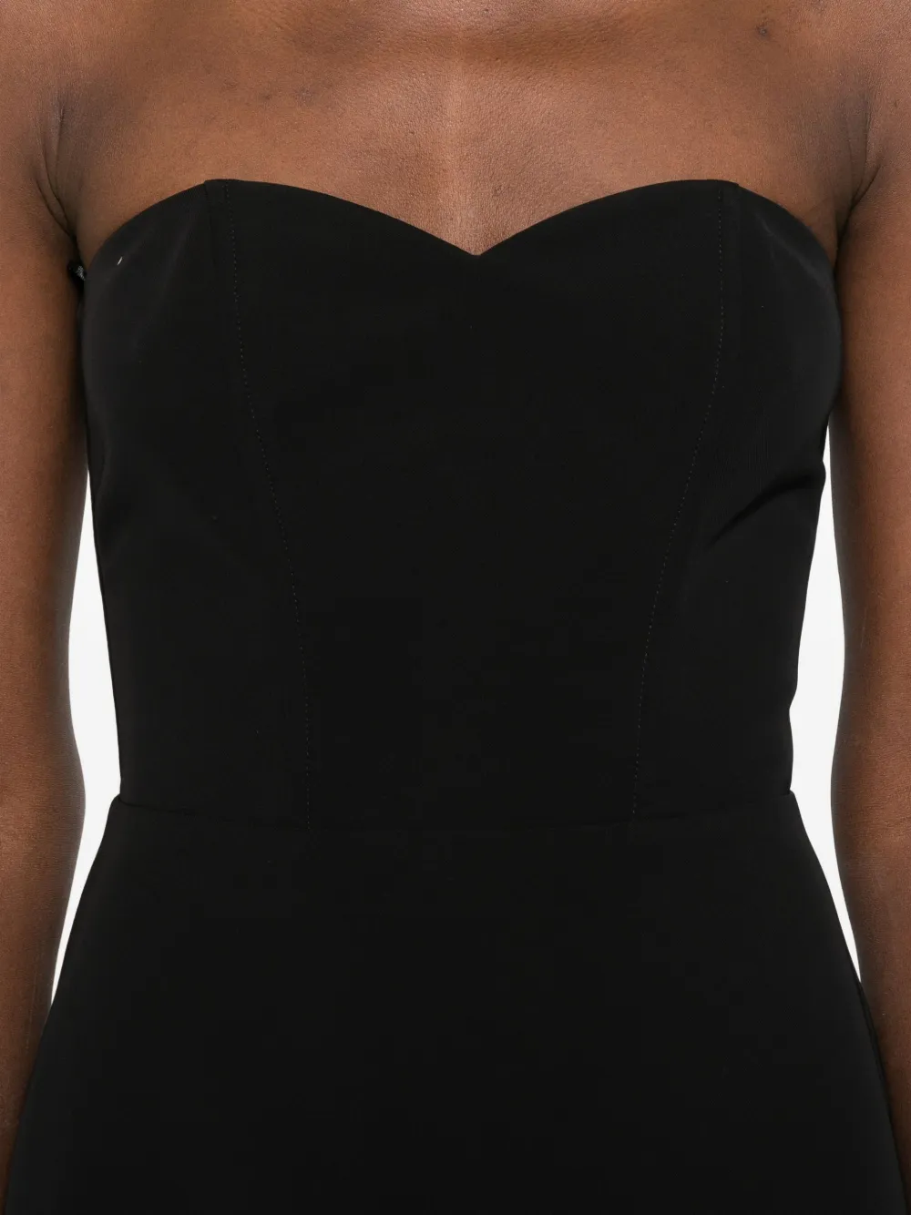 Vestiaire d'un Oiseau Libre sweetheart-neckline dress - Zwart