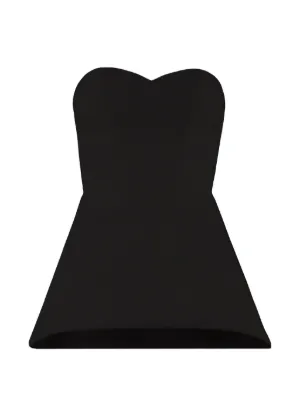 Ioana Ciolacu Corset Mini Dress | Black | FARFETCH Ioana Ciolacu Corset Mini Dress | Black | FARFETCH