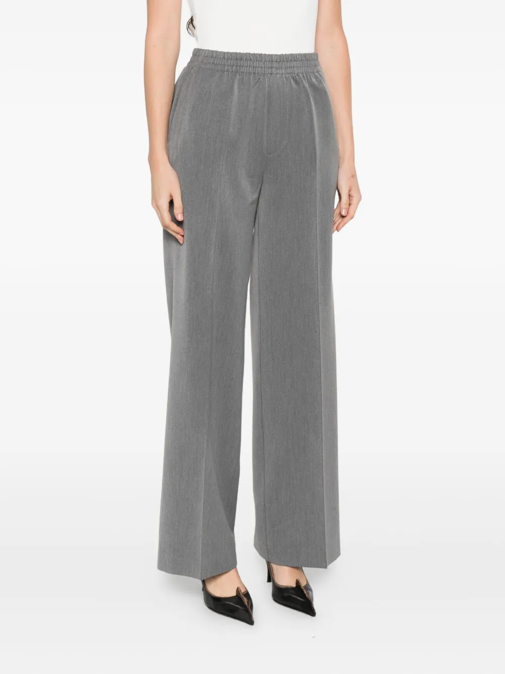 Cellar Door Broek met elastische taille Grijs