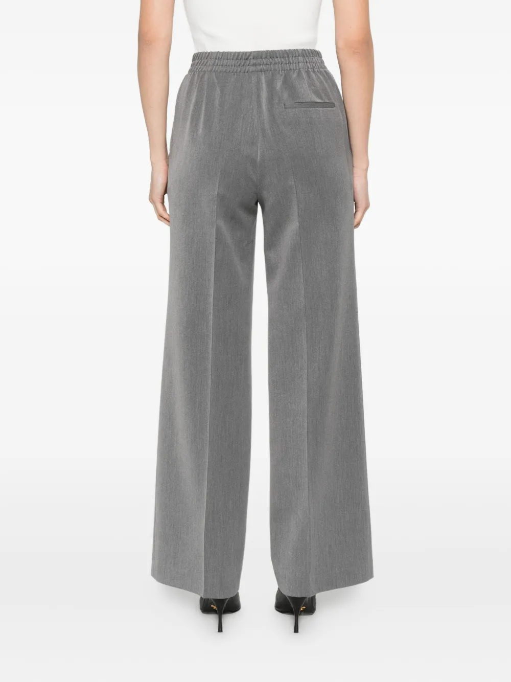 Cellar Door Broek met elastische taille Grijs