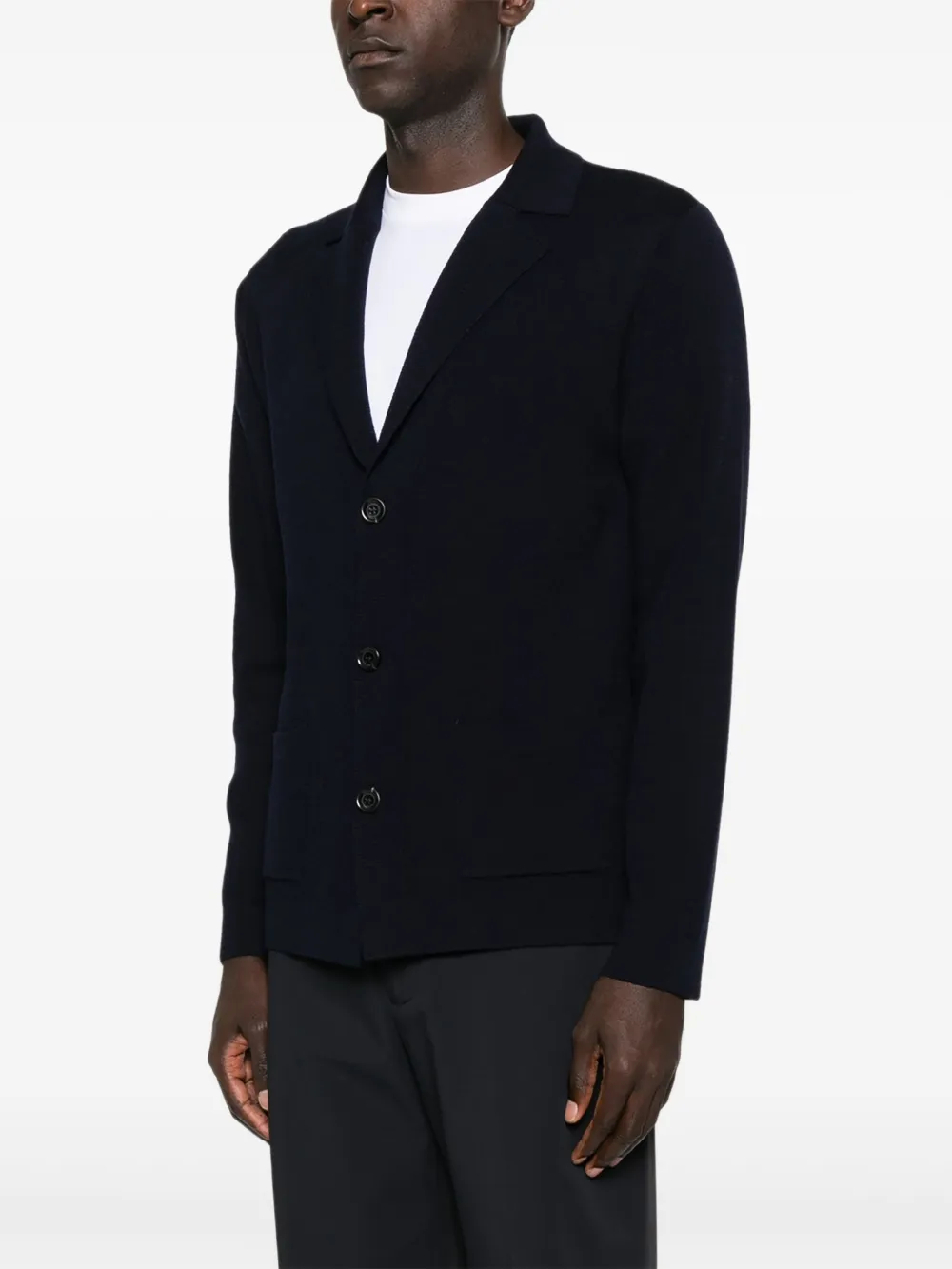 Daniele Fiesoli Buttoned Patch-pockets Cardigan In Black