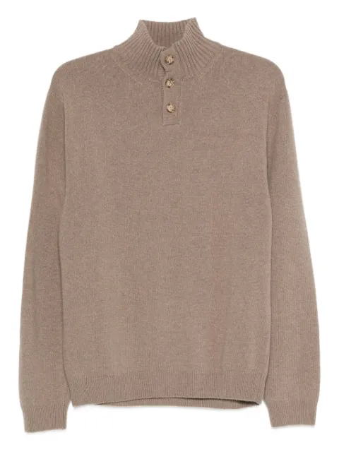 Daniele Fiesoli turtleneck buttoned sweater