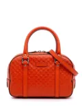 Gucci Pre-Owned 2016-2025 Small Microguccissima Bree satchel - Orange