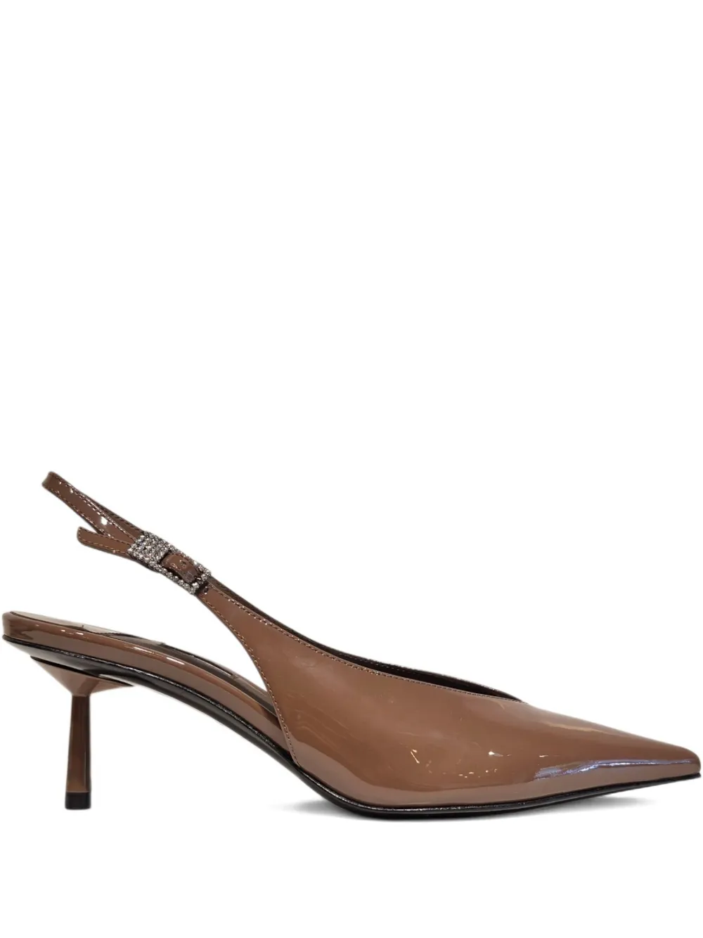 Le Silla 80mm Clivage heeled pumps Brown