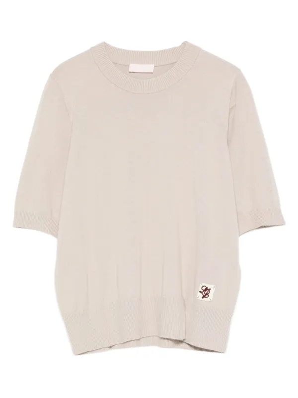 LIU JO Maglione Con Applicazione Toni Neutri FARFETCH IT