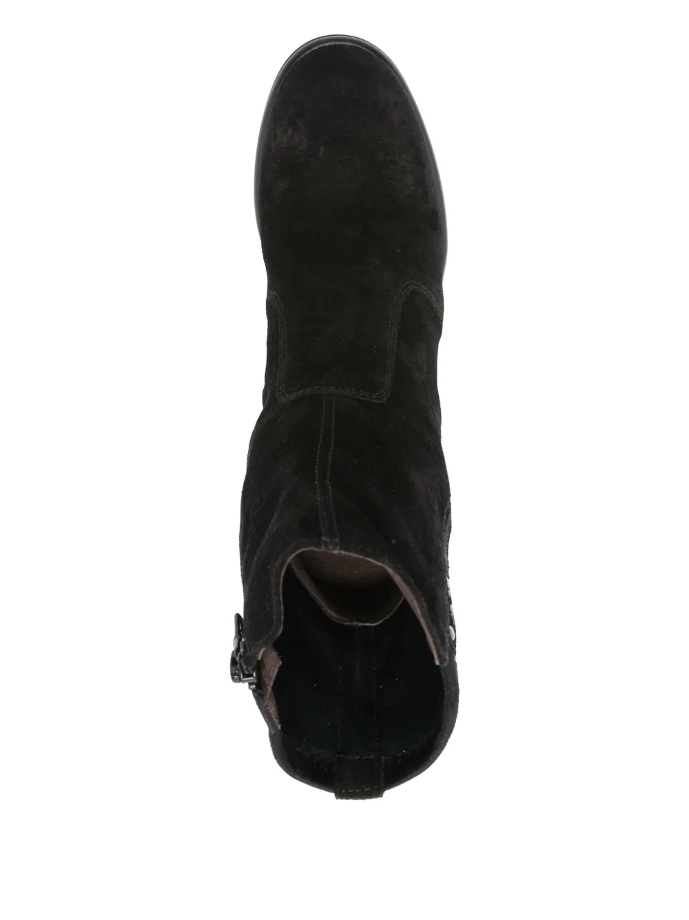 NERO GIARDINI 60mm suede block-heel boots Black