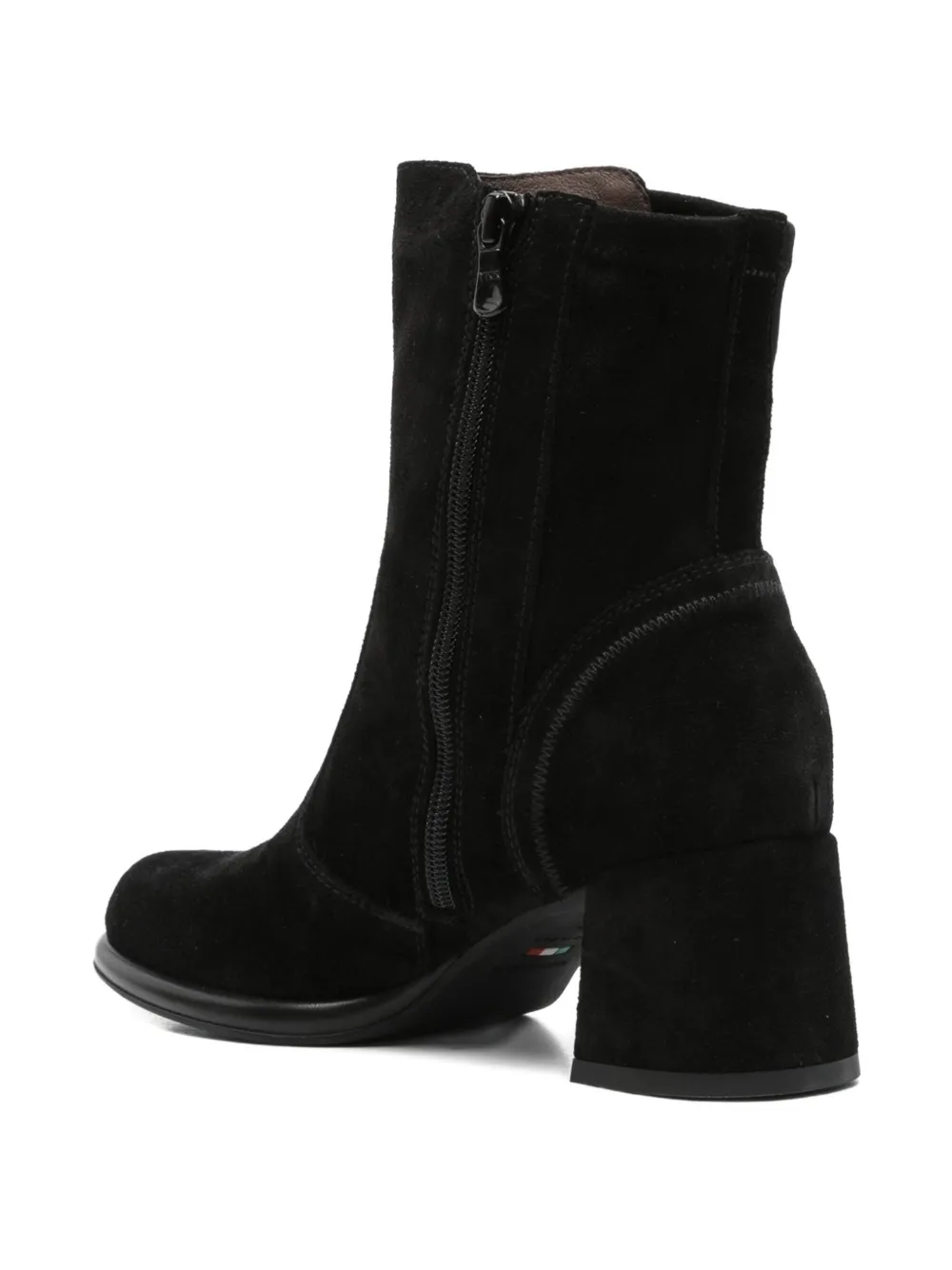 NERO GIARDINI 60mm suede block-heel boots Black