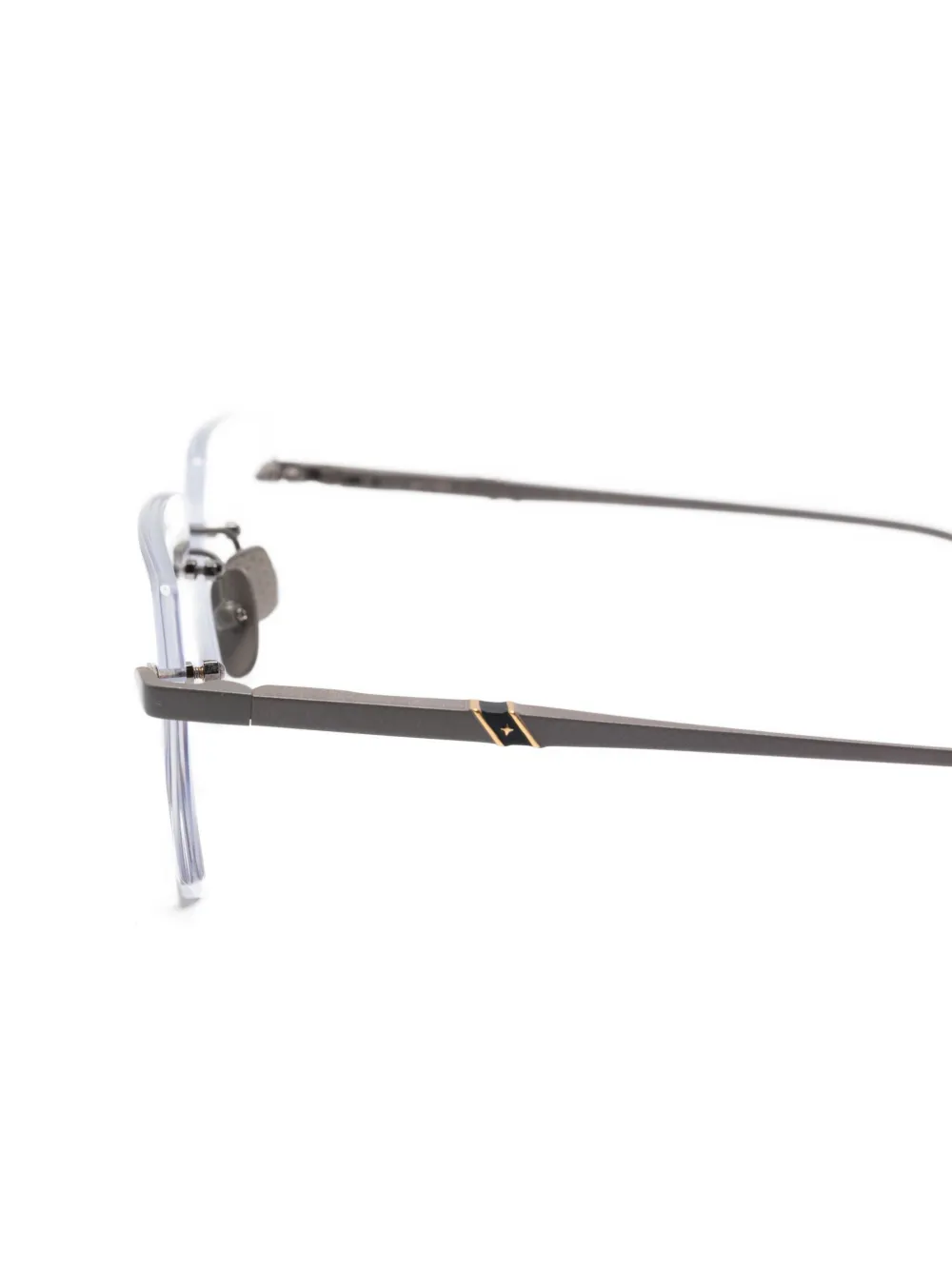  Leisure Society Rimless Rectangle Glasses - Grey 