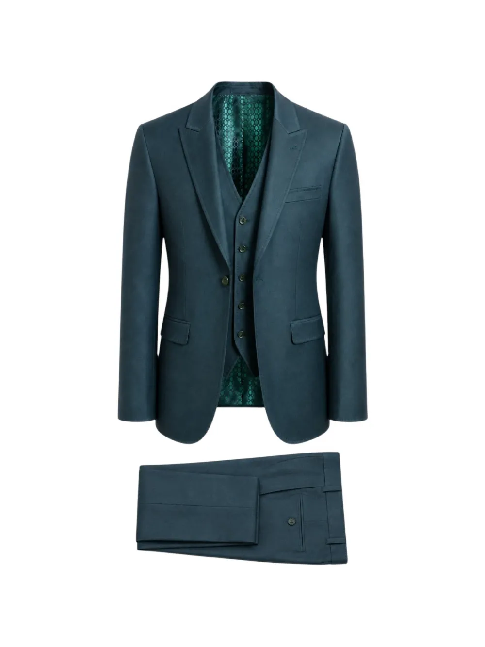RAMON SANJURJO three-piece single-breasted dinner suit - Blu