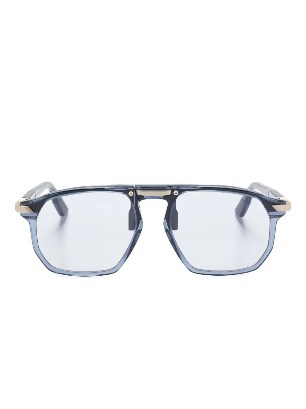 Movitra Occhiali da sole geometrici - Blu