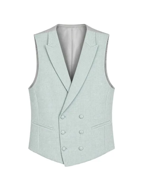 ETIEM TEXTIL S.L. double-breasted micro-check waistcoat