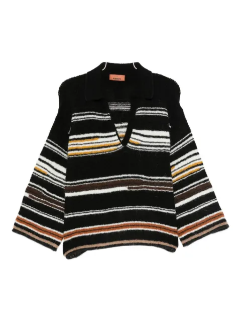 Missoni striped polo top