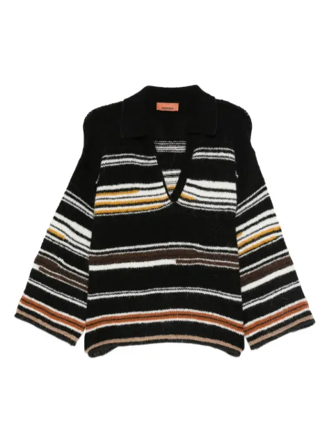 Missoni striped polo top