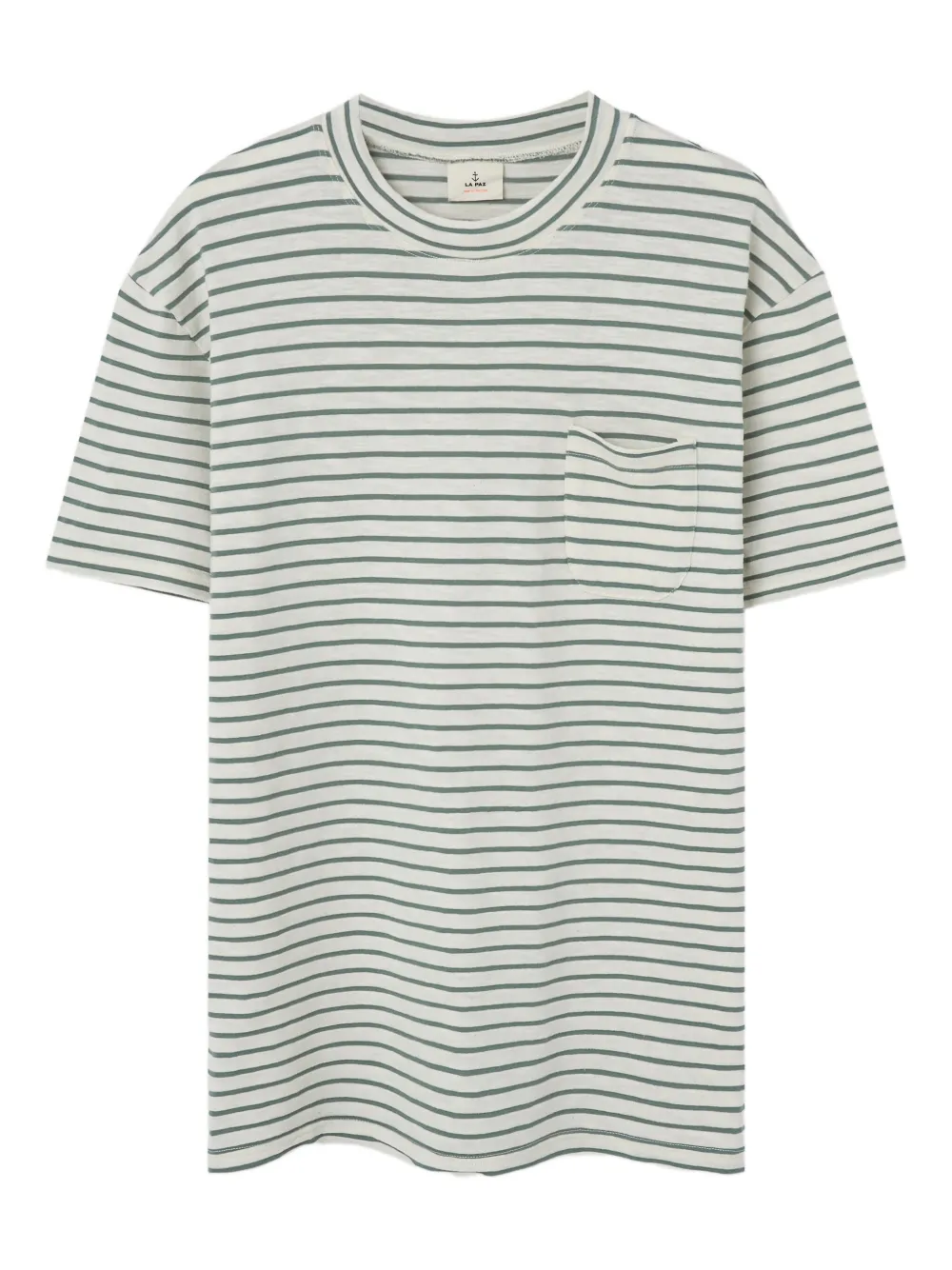 LA PAZ Guerreiro striped T-shirt | Green | Image 1