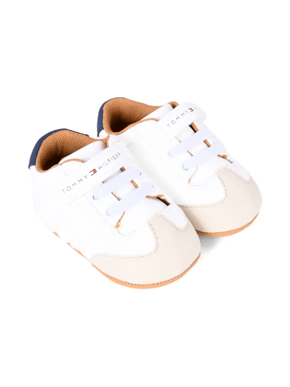 Tommy Hilfiger Junior Babies' Strap Detail Sneakers In White