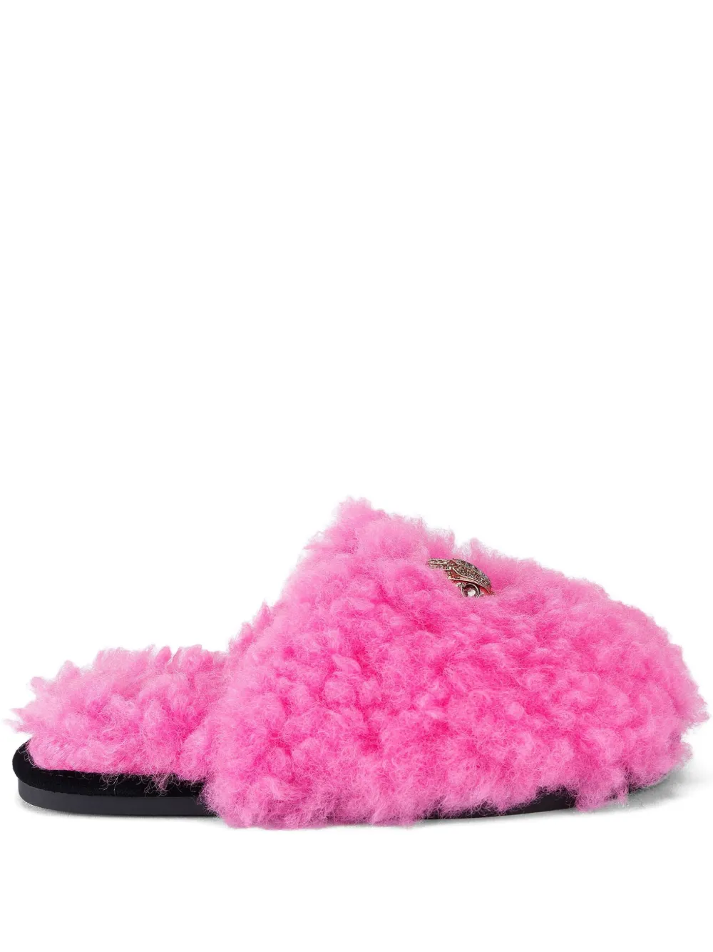 Kurt Geiger London Lammy slippers verfraaid met kristallen Roze