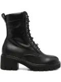 NERO GIARDINI 55mm lace-up boots - Black