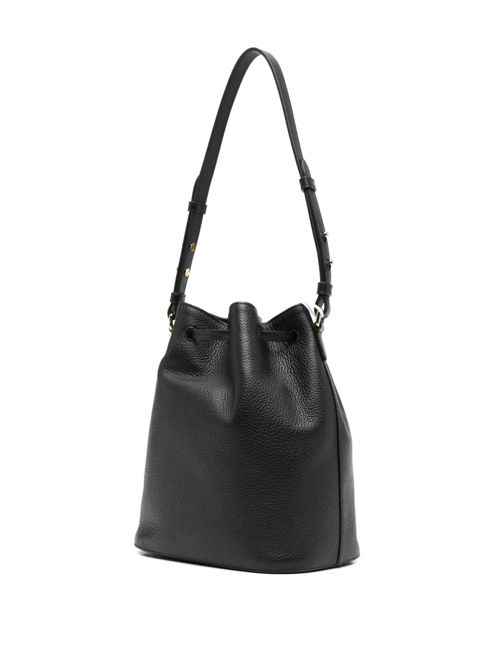 Bally Leren bucket-tas Zwart