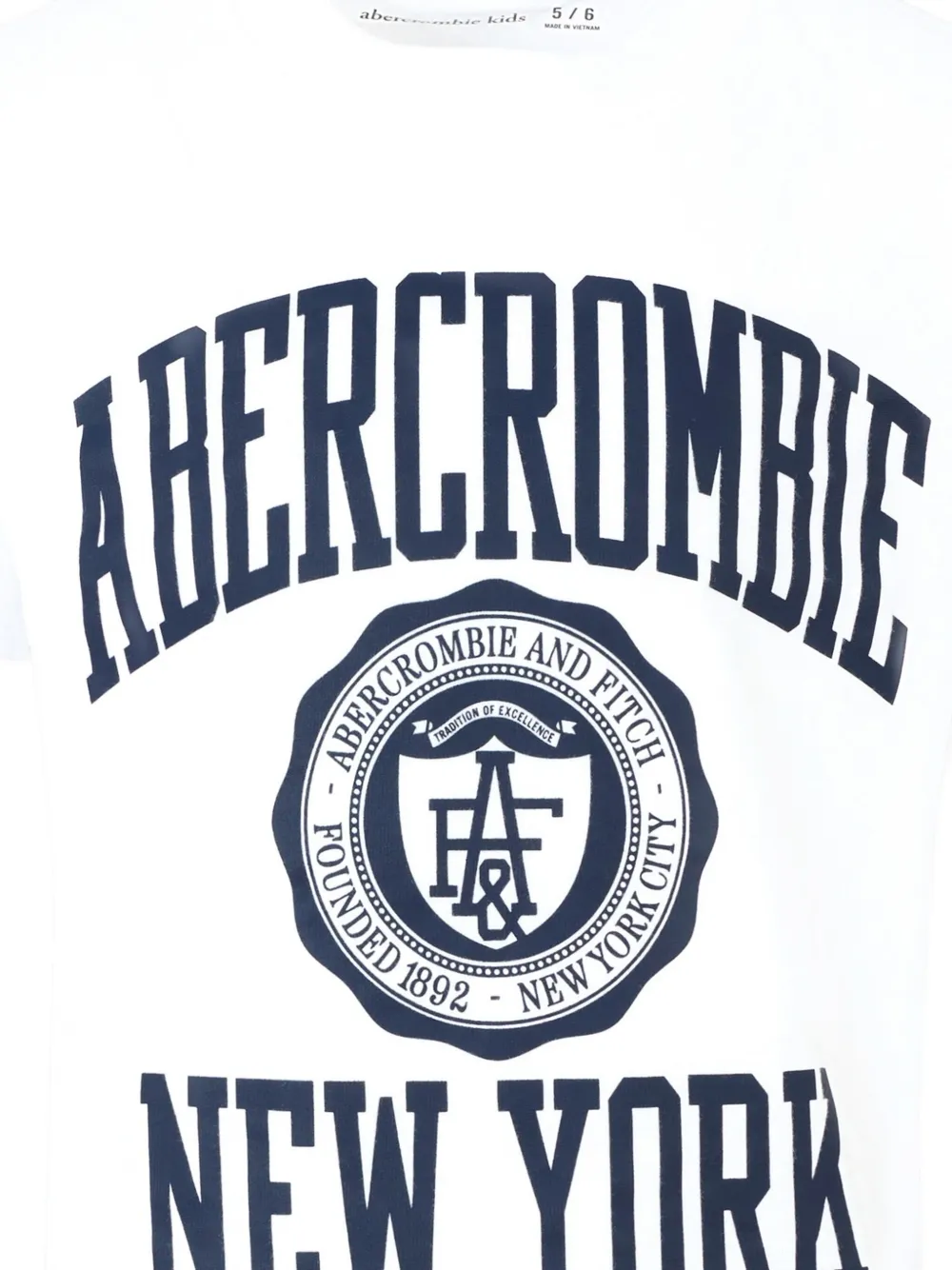 Abercrombie Fitch New-york Graphic T-shirt In White
