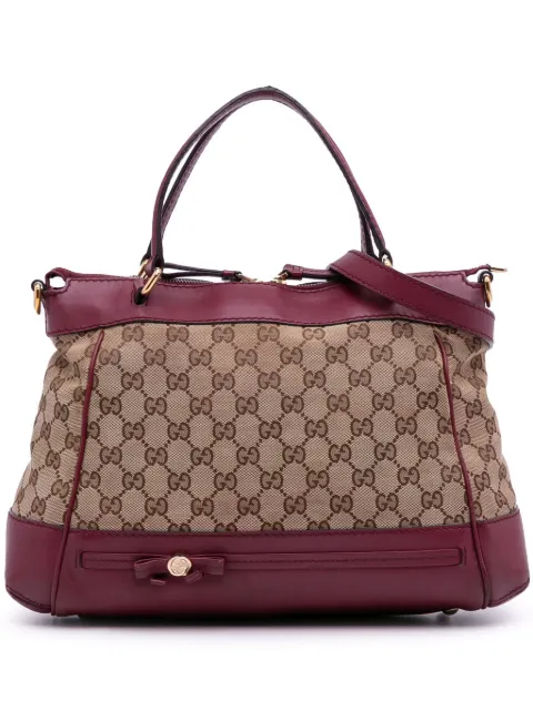 Gucci Pre-Owned 2016-2025 GG Canvas Mayfair satchel