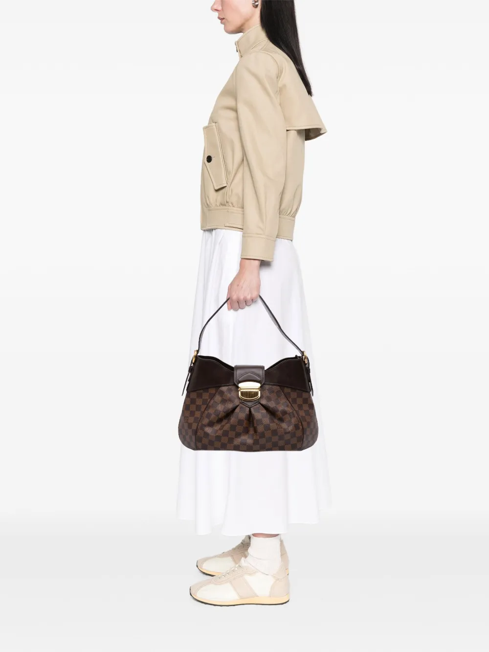 Louis Vuitton Pre-Owned 2011 Damier Ebene Sistina MM shoulder bag | Pre-Owned | Image 2