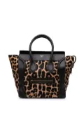 Céline Pre-Owned 2011 Mini Pony Hair Leopard Print Luggage tote bag - Brown