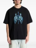A BATHING APE® Shark print T-shirt - Black