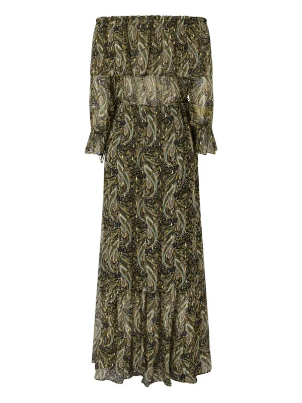 pinko green dress Elegant Long Dress Pinko / Green main image 0